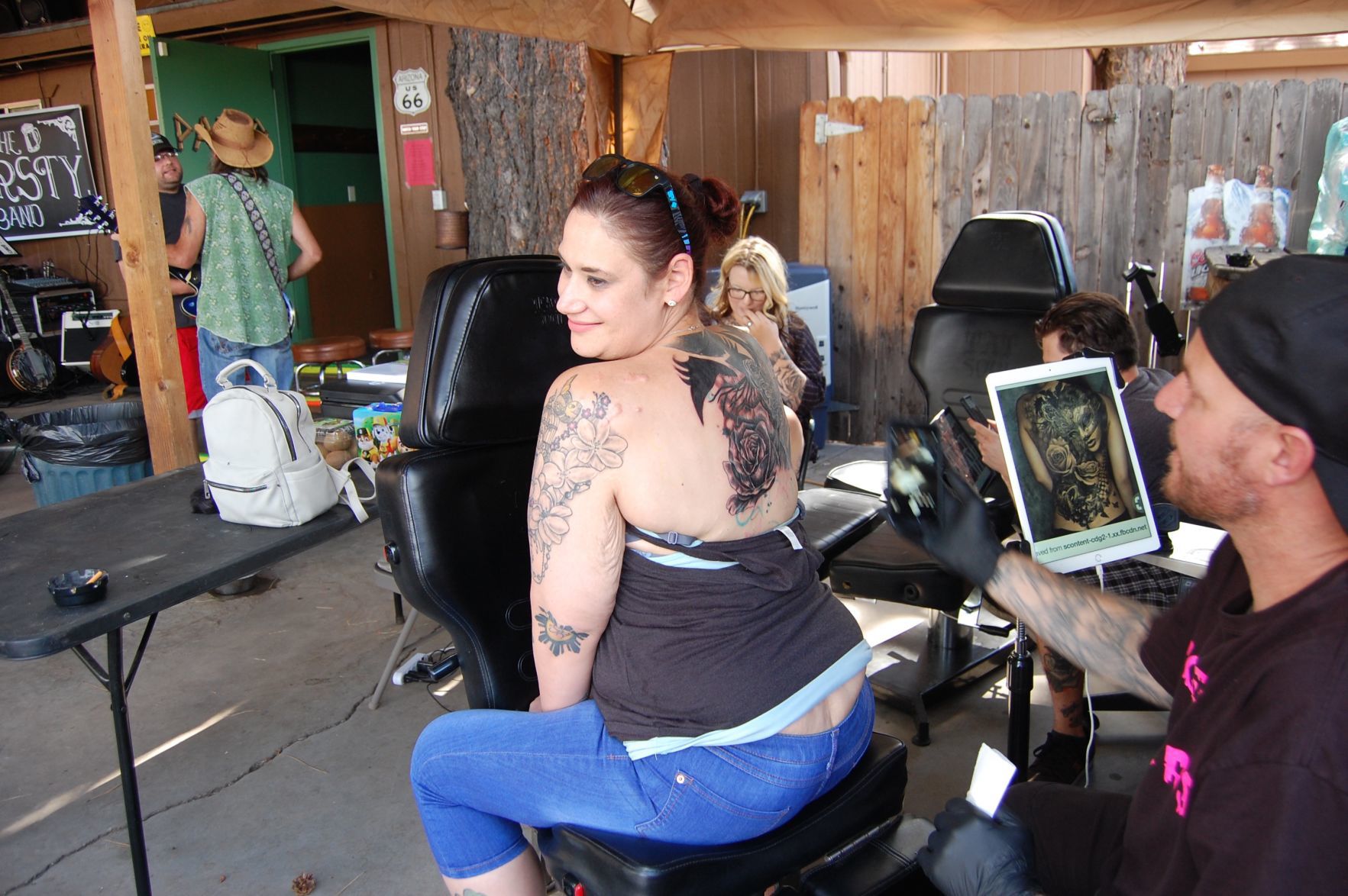 Modified Motorcycle Association - Skin art is IN at MMA fundraiser